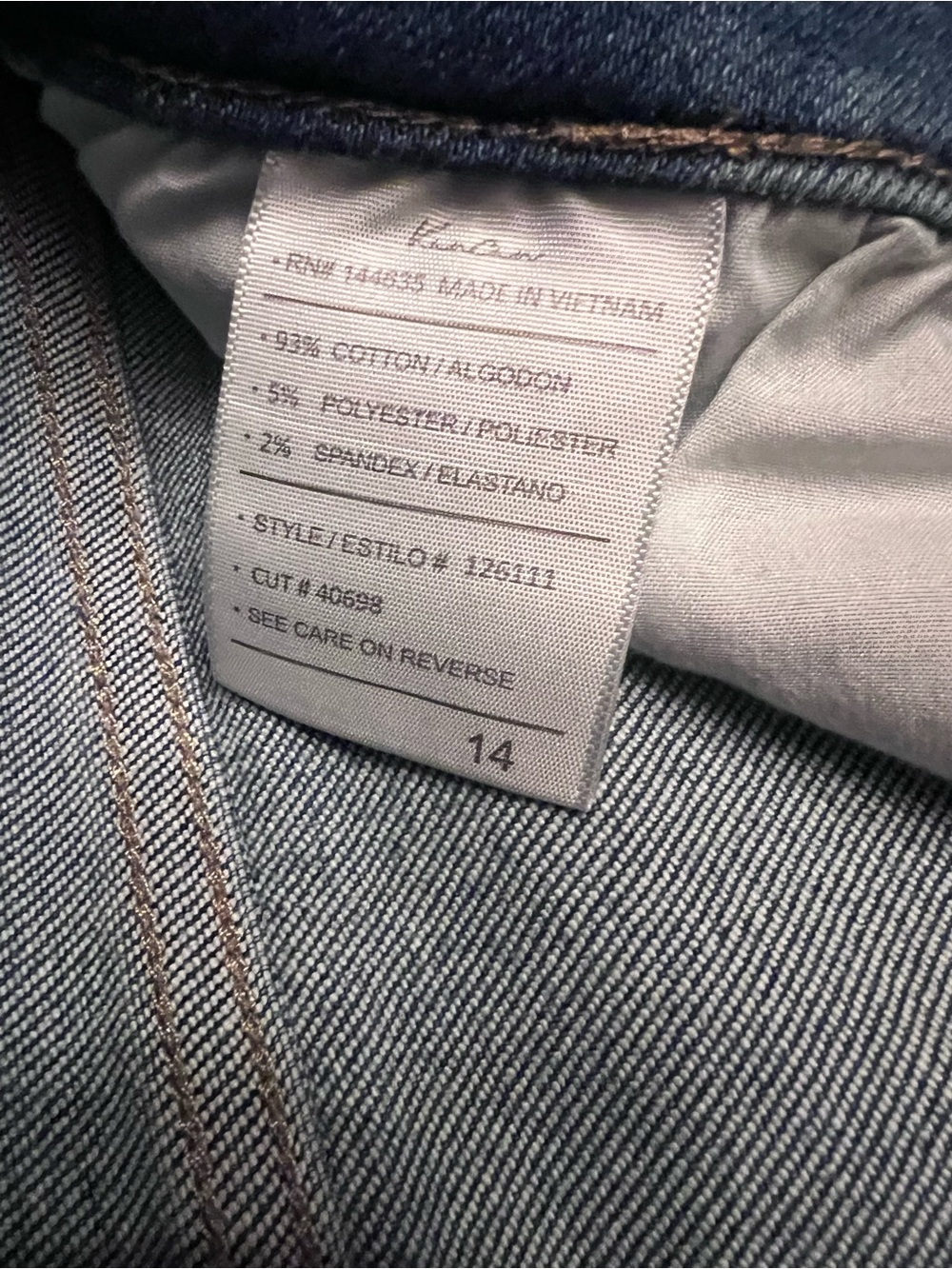 KanCan Dark Blue Distressed Cropped Jeans - Picture 7 of 8